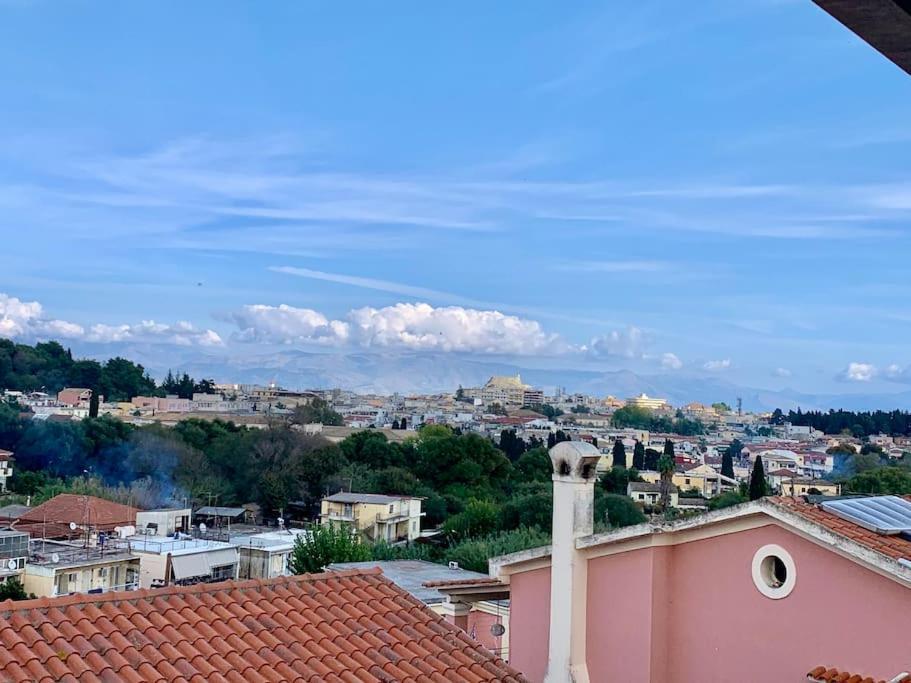 Panoramic Penthouse Corfu Town With Amazing Views Apartment Exterior foto